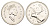 Канада 25 центов 1999 Елизавета II (1952-2022), олень KM 184 никель PROOF-LIKE (BU) 4638-546