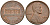 США 1 цент 1964 D, Линкольн KM 201 медь цинк 4564-437