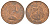 Джерси 2 пенса 1983 Елизавета II (1952-2022), Сент-Хелиер KM 55 бронза 4666-725