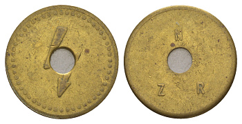 Германия жетон компании NZR диаметр 26 мм, вес 6,1 гр латунь 4656-637