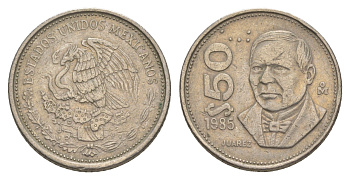 Мексика 50 песо 1985 Mo KM 495 медно-никель 4650-647