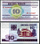 Беларусь 10 рублей 2000 Pick 23 бумага aUNC 7221-44-3-2