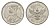 Таиланд 25 сатангов 1946 ВЕ 2489, король Рама VIII (1935-1946) Y 70 олово UNC 4643-254