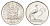 ЮАР 5 центов 1973 герб, райский журавль KM 84 никель UNC 4696-956