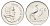ЮАР 5 центов 1967 Ян ван Рибек (1619-1677), South Africa, легенда на англинском, райский журавль KM 67.1 медно-никель UNC 4696-948