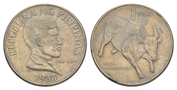 Филиппины 1 писо 1988 KM 243.1 медно-никель 4635-955