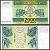 Грузия 2000 купонов 1993 Pick 44 бумага UNC (пресс) 8615-20-3-1