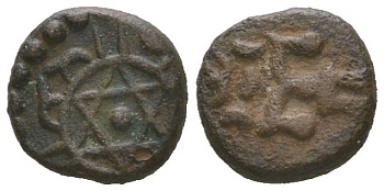 Индия, Траванкор 1 кэш ND (1885-1895) Мулам Тирунал KM 34 медь 441-1344