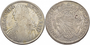 Хорватия, Рагуза Дубровник 1 талеро 1759 ректоратсталер KM 18, Dav. 1939 серебро 00-000