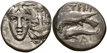 Истрия, статер, 450-400 гг до н.э., серебро 4,16 гр 270-133