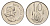 ЮАР 10 центов 1965 Ян ван Рибек (1619-1677), South Africa, легенда на африкаанс, цветок алоэ KM 68.1 никель 4687-326