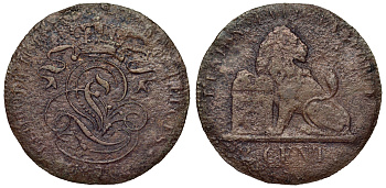 Бельгия 2 сантима 1870 Belges KM 35.1 медь 71-131