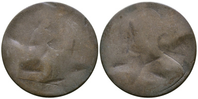Великобритания 1 пенни ND (1860-1894) Виктория (1837-1901) бронза 08-743