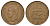 ЮАР 1 пенни 1945 Георг VI (1936-1952) KM 25 бронза 4531-142