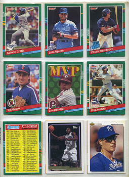 США КАРТОЧКИ БЕЙСБОЛЬНЫЕ 9 штук разных 7501-61