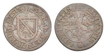 Швейцарские кантоны, Цюрих 1 шиллинг ND (1634) KM 12 серебро 603-923