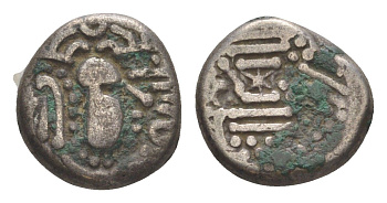 Индия, Гадхайя (Северные династии Индии) 1 драхма 950-1050 Mitch NI 427 серебро 4044-115