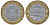 Сирия 25 фунтов 1995 Хафез Асад KM 122 биметалл 4145-1215