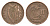 Ирландия 1 пенни 1975 мифологическая птица лира KM 20 бронза 4687-927