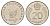Венгрия 20 форинтов 1990 год-тип, тираж 10.000 экземпляров KM 740 медно-никель BU 5010-1715