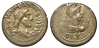 Боспорское Царство статер 183 - 184 Савромат II, ΒΑCΙΛΕωC CΑΥΡΟΜΑΤΟΥ бюст царя Савромата II в диадеме, обращенный вправо / бюст императора Коммода, обращенный вправо (480 год Боспорской эры), good very fine, 7,37 гр Анохин 562 электр 00-000-00