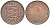 Гернси 1/2 пенни 1971 Елизавета II (1952-2022), герб KM 20 бронза UNC 4580-866