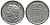 Нидерланды 25 центов 1948 Вильгельмина (1895-1948) KM 178 никель 4122-122