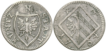 НЮРНБЕРГ 4 ПФЕННИГА 1764 KM 340 серебро 4044-334