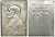 Франция плакетка 1895 Луи Пастер (1822-1895), 111мм на 81 мм посеребренная бронза 00-00