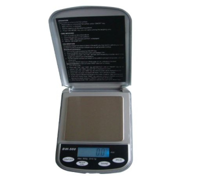 Весы карманные электронные до 500 г., точность измерения - 0,1 г.