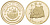 Либерия 10 долларов 2006 панда, 0,73 грамма золото PROOF 00-00