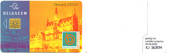 Нидерланды BELGACOM 2002 телефонная карта с чипом 6300-47-5-1
