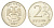Россия 2 рубля 2007 ММД Y 834 медно-никель UNC 4706-932