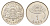 Латвия 1 лат 2008 Лилия KM 92 медно-никель UNC 4679-347