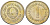 Югославия 1 новый динар 1991 KM 142 медь цинк никель 4591-544
