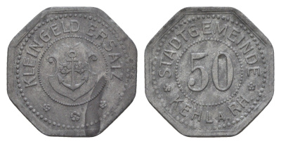 Кель 50 пфеннигов ND (1919) Funck 235.5, Men18 16127.5 цинк 4636-1047