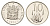 ЮАР 10 центов 1974 герб, цветок алоэ KM 85 никель PROOF 4685-814