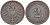 ГЕРМАНИЯ 2 ПФЕННИГА 1875 C, СТАРОГЕРБОВКА KM 2, J.2 медь 4532-534