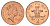 Великобритания 2 пенса 1996 Елизавета II (1952-2022) KM 936a, Spink 4376 (C4) сталь плакированная медью UNC 4637-1243