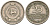 Цейлон 25 центов 1963 KM 131 медно-никель 4567-154
