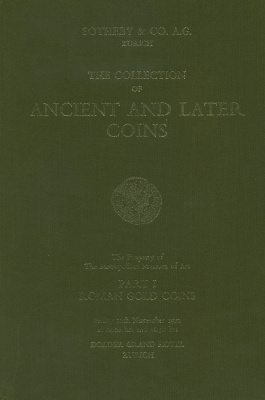 Sotheby & co Аукционный каталог. Коллекция древних и более поздних монет. Часть 1: римские золотые монеты. 10 ноября 1972 Sotheby & co, the collection of ancient and later coins, part 1 roman gold coins, 345 лотов + 7 таблиц 00-01-08-06