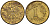 Польша 1 грош 2003 MW KM 276, Parchimowicz 701l латунь 4580-456
