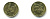 Гонконг 10 центов 1998 KM 66 сталь плакированная латунью UNC 176-619