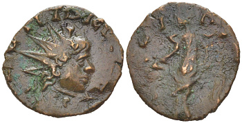 Римская Империя, императоры в Галлии антониниан 273 - 274 Тетрик II, C PIV ESV TETRICVS CAES, бюст цезаря / VBERITAS AVG, Августа Треверов RIC биллон 1073-24-75