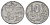 Франция, Ницца 10 сантимов 1920 диаметр 25 мм, вес 1,5 гр Elie mon 10.2 алюминий 4126-1014