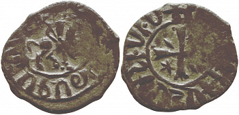 Киликийская Армения кардез 1226-1270 Хетум I 5,60 гр VERY FINE Nerc. 359 медь 1073-1-3-1