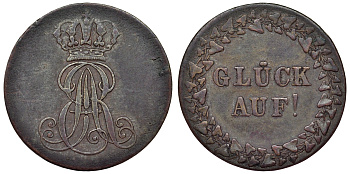 Ганновер, жетон на счастье медь 71-134