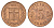 Исландия 5 эйре 1966 KM 9 бронза UNC 4691-344