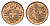Швейцария 2 раппена 1936 B KM 4.2a бронза UNC 1528-822