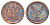 ЮАР 2 цента 1992 орел с рыбой KM 133 сталь плакированная медью UNC 4696-939